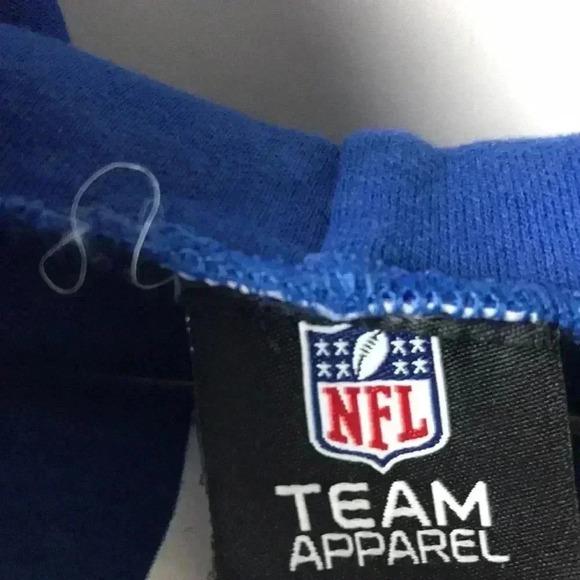 NFL APPAREL INDIANAPOLIS COLTS MENS SIZE 2XL HOODED SWEATSHIRT FULL ZIP FRONT - Picture 6 of 11